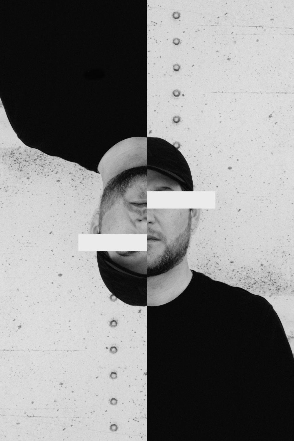 multiple exposure photograph of hip hop artist wellis green